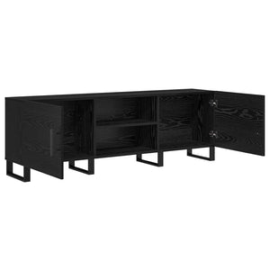Ντουλάπι TV Μαύρη Οξυά 150 x 30 x 50 cm Επεξεργασμένο ξύλο - Pakobazaar