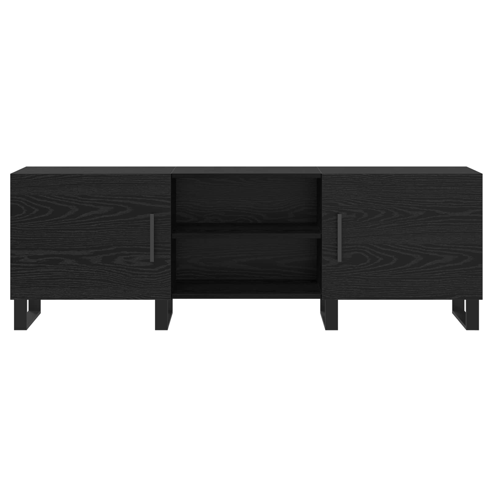 Ντουλάπι TV Μαύρη Οξυά 150 x 30 x 50 cm Επεξεργασμένο ξύλο - Pakobazaar