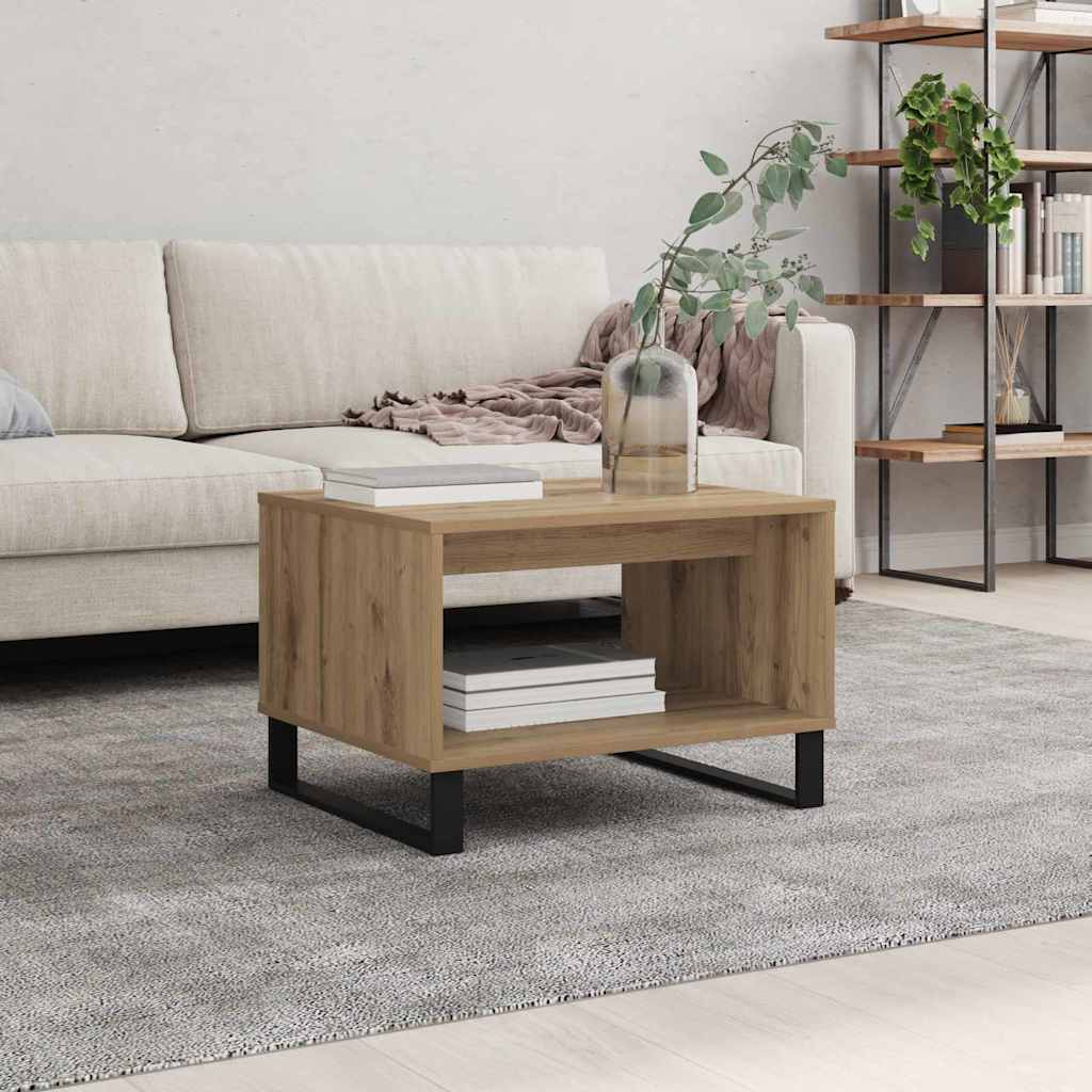 Τραπεζάκι σαλονιού artisan δρυς 60 x 50 x 40 εκ - Pakobazaar