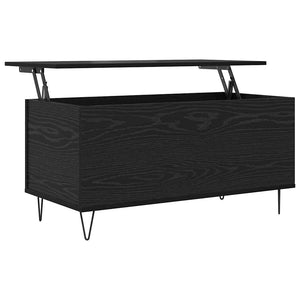 Τραπεζάκι σαλονιού Μαύρη δρυς 90 x 44.5 x 45 εκ.
