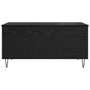 Τραπεζάκι σαλονιού Μαύρη δρυς 90 x 44.5 x 45 εκ.