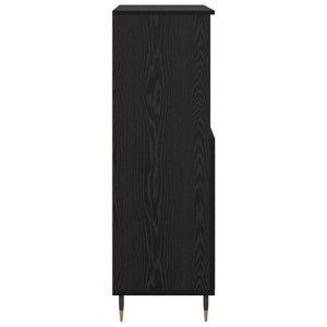 Highboard Μαύρο 60 x 36 x 110 εκ. Επεξεργασμένο ξύλο - Pakobazaar