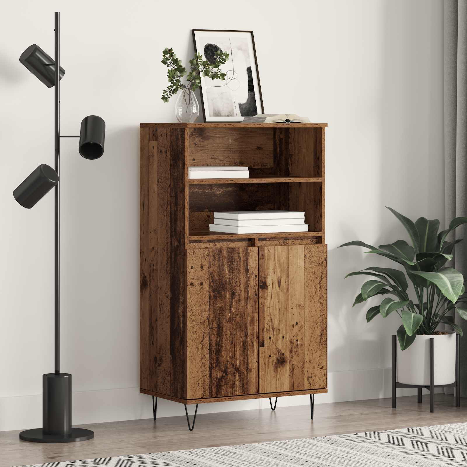 Highboard Καφέ 60 x 36 x 110 εκ. Επεξεργασμένο ξύλο - Pakobazaar