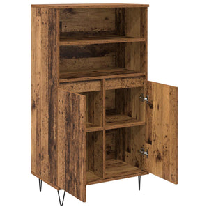 Highboard Καφέ 60 x 36 x 110 εκ. Επεξεργασμένο ξύλο - Pakobazaar