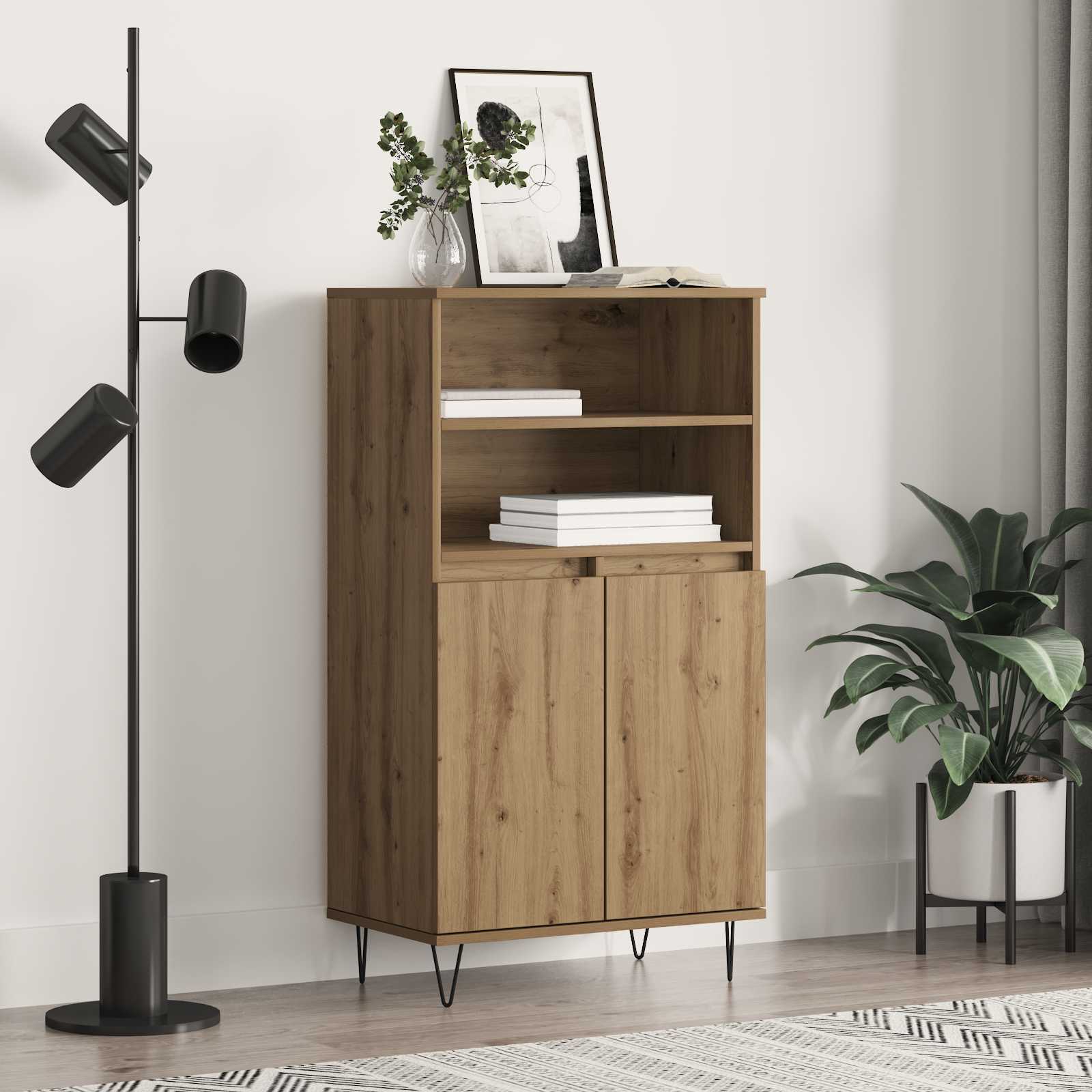 Highboard Καφέ 60 x 36 x 110 εκ. Επεξεργασμένο ξύλο - Pakobazaar