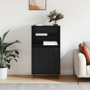 Highboard Μαύρο 60 x 36 x 110 εκ. Επεξεργασμένο ξύλο - Pakobazaar