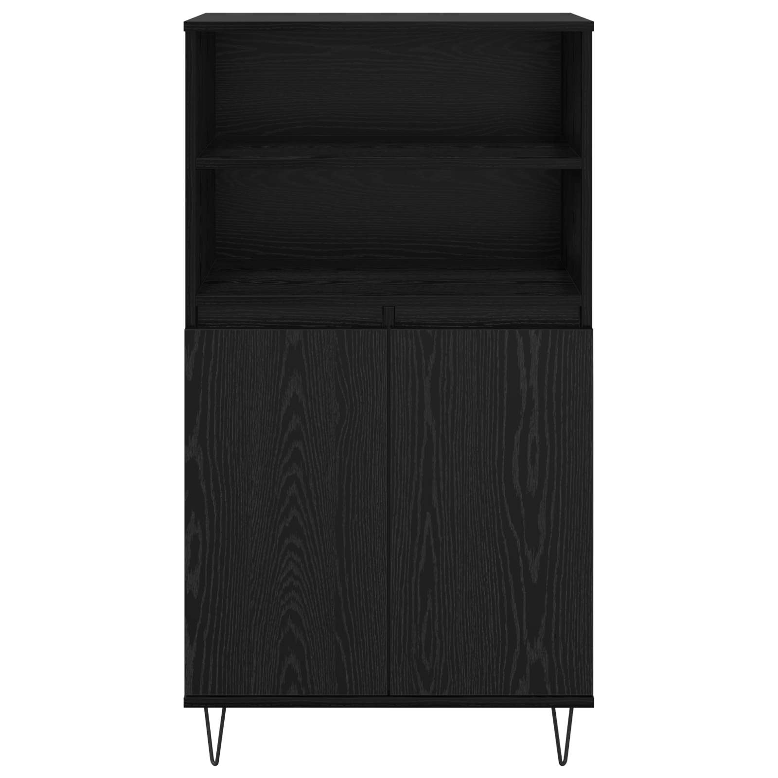 Highboard Μαύρο 60 x 36 x 110 εκ. Επεξεργασμένο ξύλο - Pakobazaar