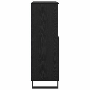 Highboard Μαύρο 60 x 36 x 110 εκ Επεξεργασμένο ξύλο - Pakobazaar