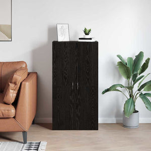 Γραφείο Ντουλάπι Μαύρη Δρυς 60 x 32 x 115 cm Επεξεργασμένο Ξύλο