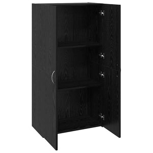 Γραφείο Ντουλάπι Μαύρη Δρυς 60 x 32 x 115 cm Επεξεργασμένο Ξύλο