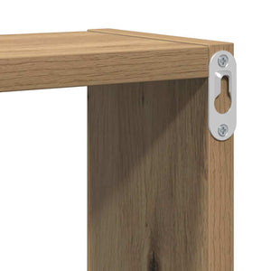 Κύβος Τοίχου artisan δρυς 96 x 12 x 64 εκ. Επεξεργασμένο ξύλο - Pakobazaar