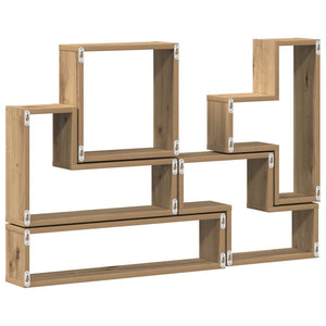 Κύβος Τοίχου artisan δρυς 96 x 12 x 64 εκ. Επεξεργασμένο ξύλο - Pakobazaar