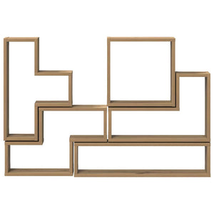 Κύβος Τοίχου artisan δρυς 96 x 12 x 64 εκ. Επεξεργασμένο ξύλο - Pakobazaar