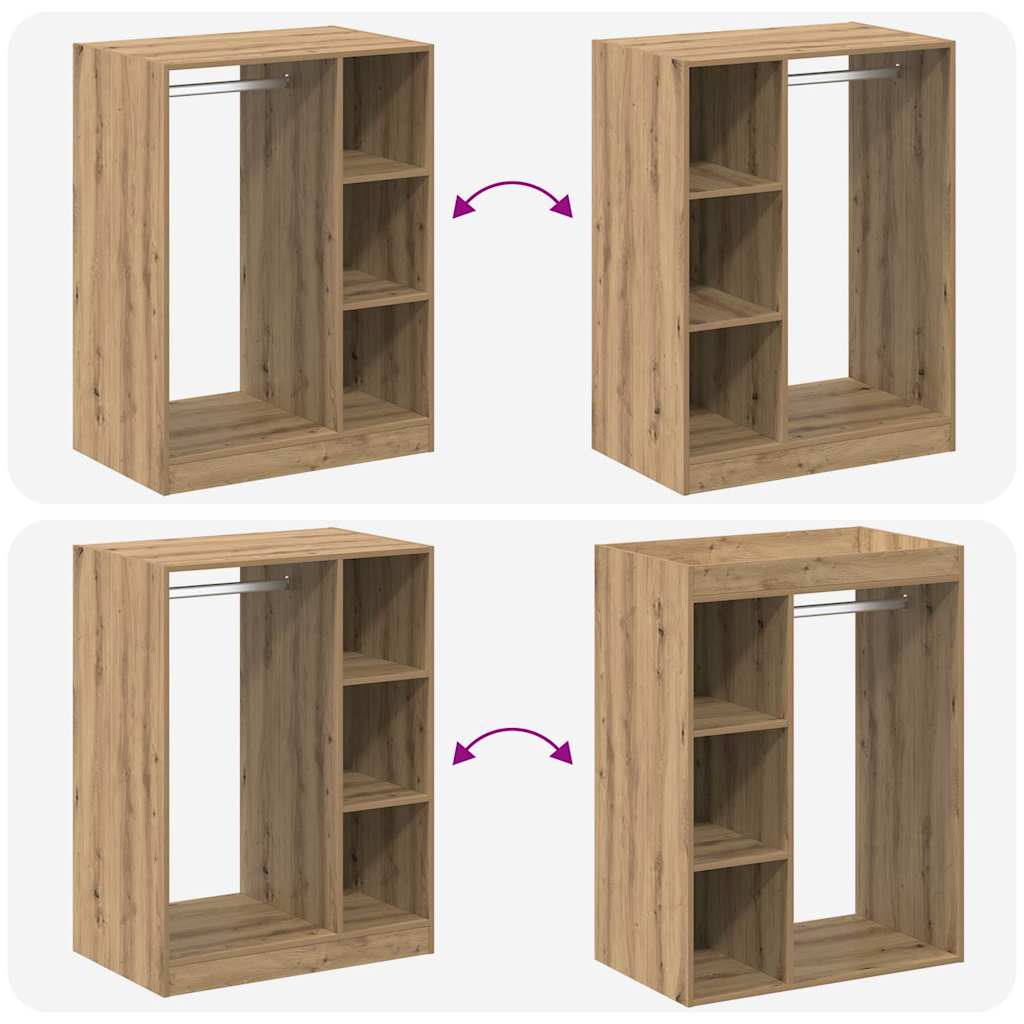 Ντουλάπι με ράφι με αποθήκευση Artisan Oak 77 x 48 x 102 cm - Pakobazaar