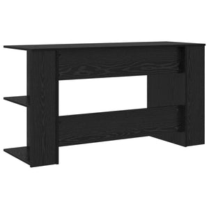 Γραφείο Μαύρη δρυς Επεξεργασμένο ξύλο 140 x 50 x 75 εκ.
