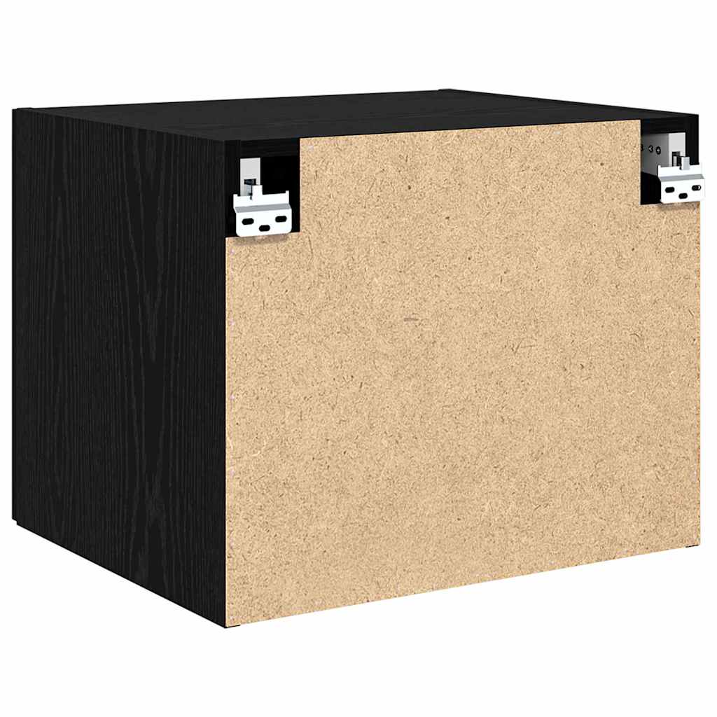 Ντουλάπα Τοίχου Επιτοίχιο Μαύρη δρυς 50 x 42.5 x 40 εκ.