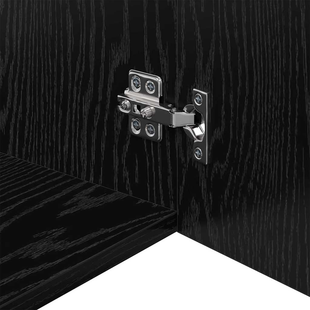 Ντουλάπα Τοίχου Μαύρη δρυς 80 x 42.5 x 40 cm Επεξεργασμένο ξύλο