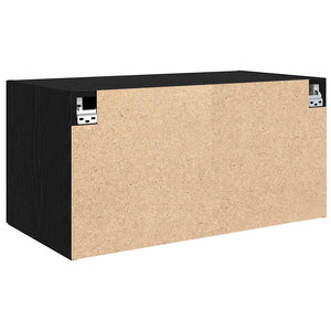 Ντουλάπα Τοίχου Μαύρη δρυς 80 x 42.5 x 40 cm Επεξεργασμένο Ξύλο