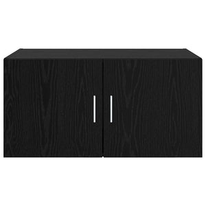 Ντουλάπα Τοίχου Μαύρη δρυς 80 x 42.5 x 40 cm Επεξεργασμένο Ξύλο