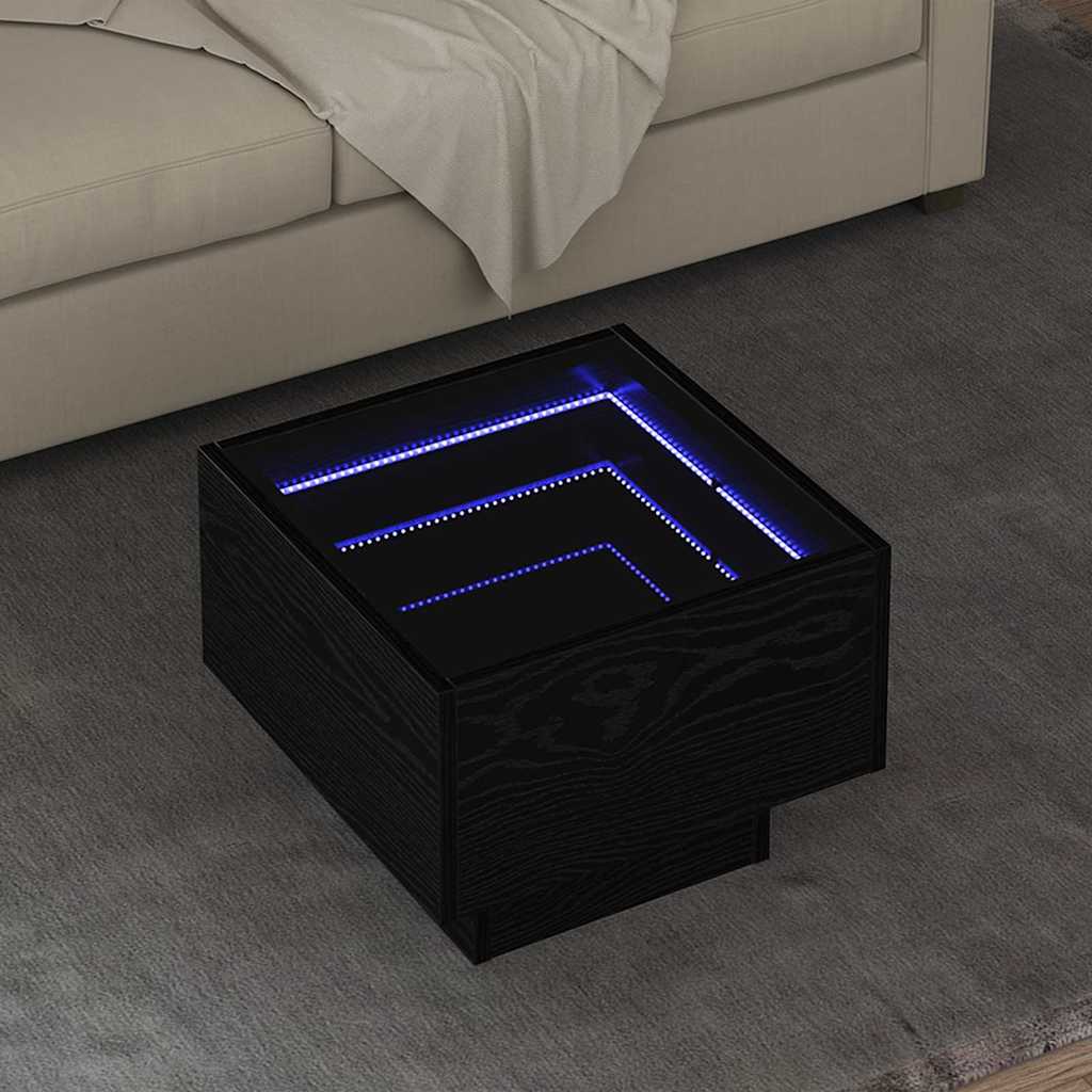 Τραπεζάκι σαλονιού Μαύρη δρυς 40 x 40 x 30 cm - Pakobazaar