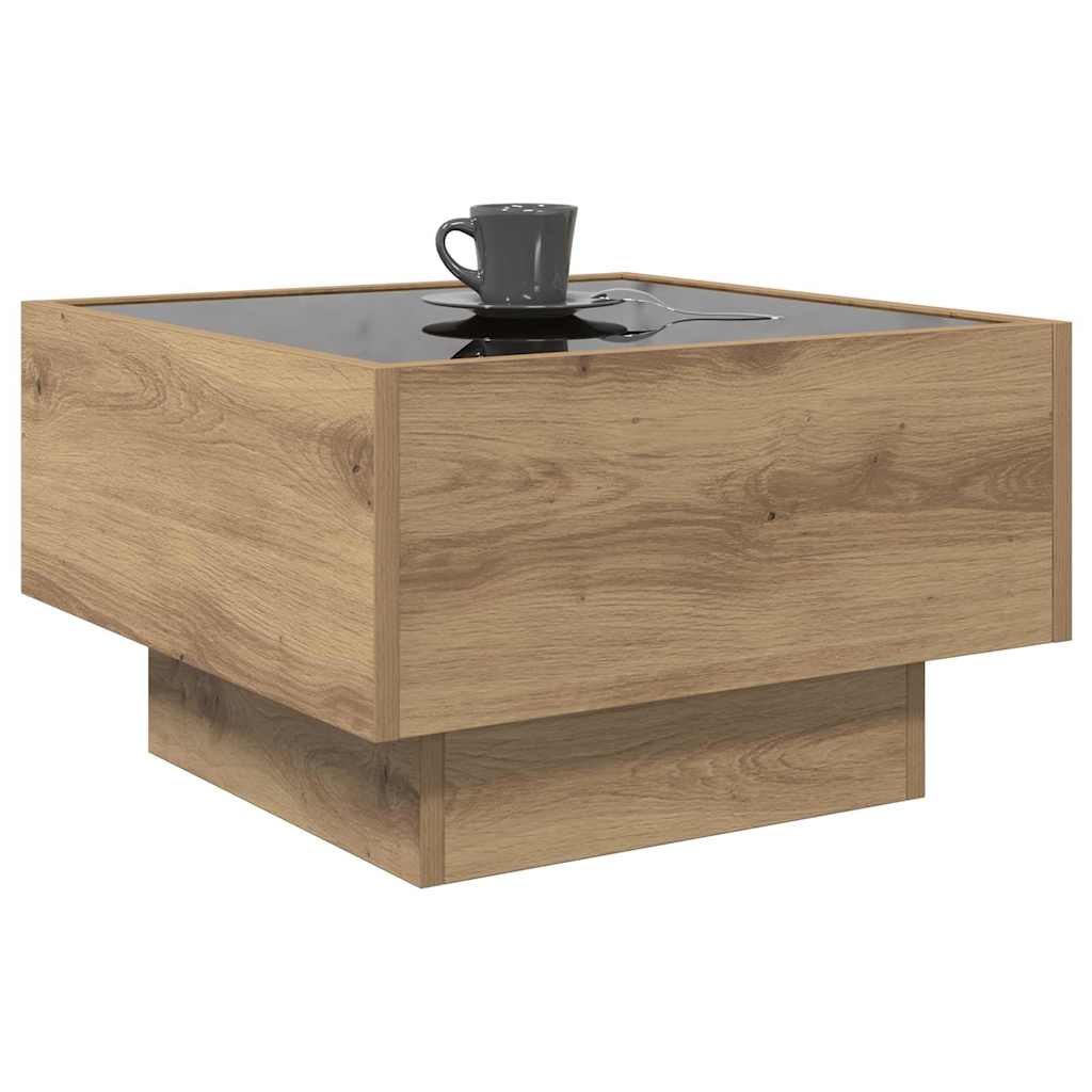 Τραπεζάκι σαλονιού artisan δρυς 50 x 50 x 30 εκ - Pakobazaar