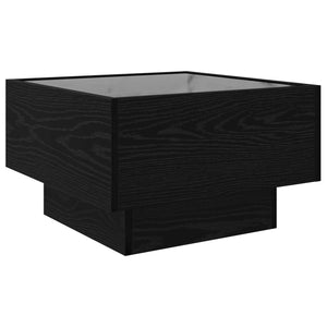 Τραπεζάκι σαλονιού Μαύρη δρυς 50 x 50 x 30 εκ