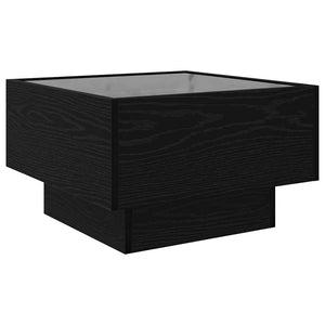 Τραπεζάκι σαλονιού Μαύρη δρυς 50 x 50 x 30 εκ
