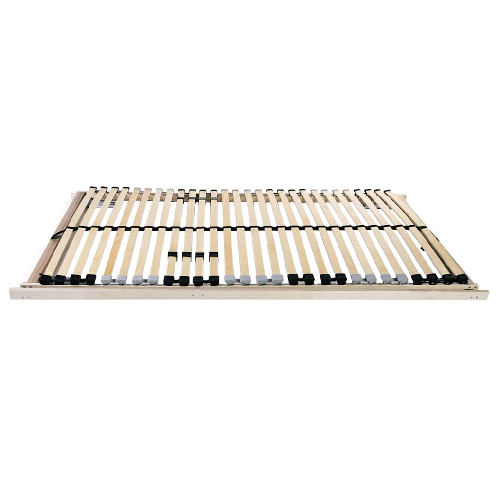 Βάση κρεβατιού με λάμες Καφέ 70 x 190 cm Στερεό ξύλο οξιάς - Pakobazaar