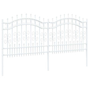Φράχτης Κήπου KAMPEN 240 x 140 cm Ατσάλι με Επικάλυψη Πούδρας