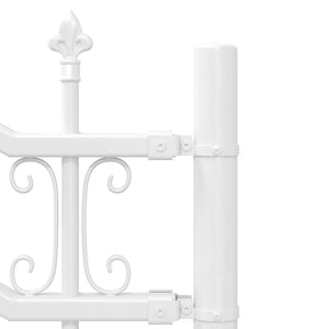Φράχτης Κήπου KAMPEN 240 x 228 εκ Mesh Λευκό - Pakobazaar
