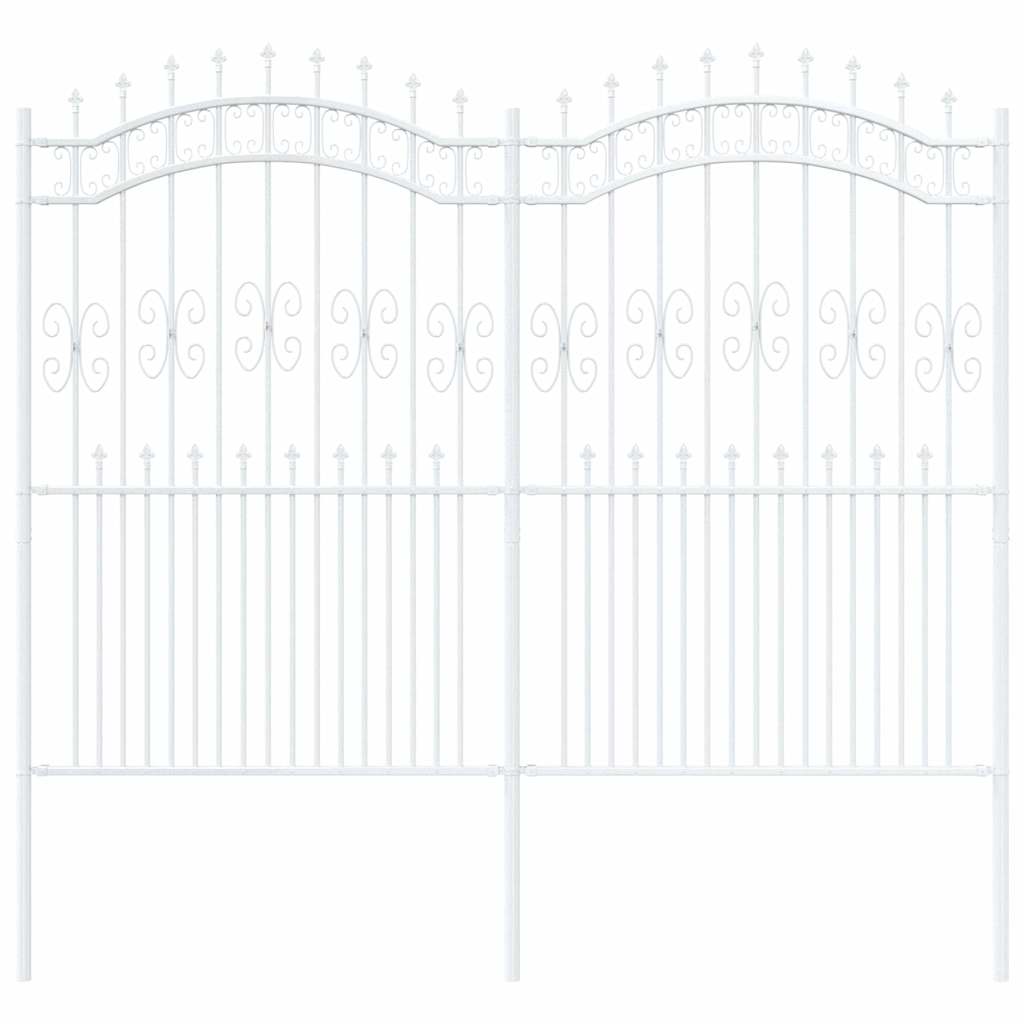 Φράχτης Κήπου KAMPEN 240 x 228 εκ Mesh Λευκό - Pakobazaar