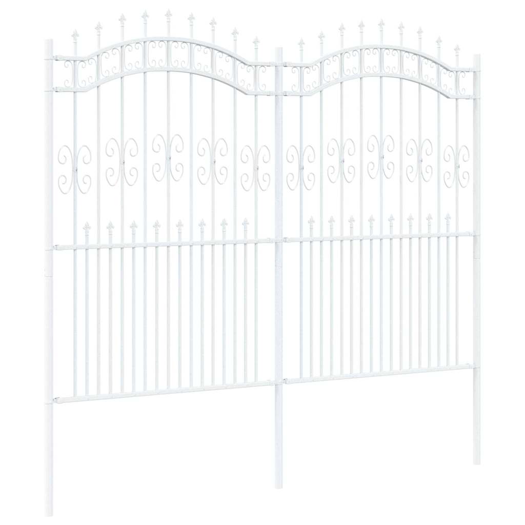 Φράχτης Κήπου KAMPEN 240 x 228 εκ Mesh Λευκό - Pakobazaar