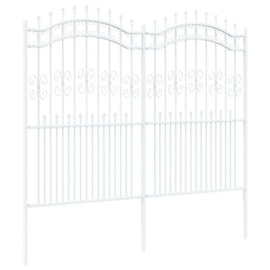 Φράχτης Κήπου KAMPEN 240 x 228 εκ Mesh Λευκό - Pakobazaar