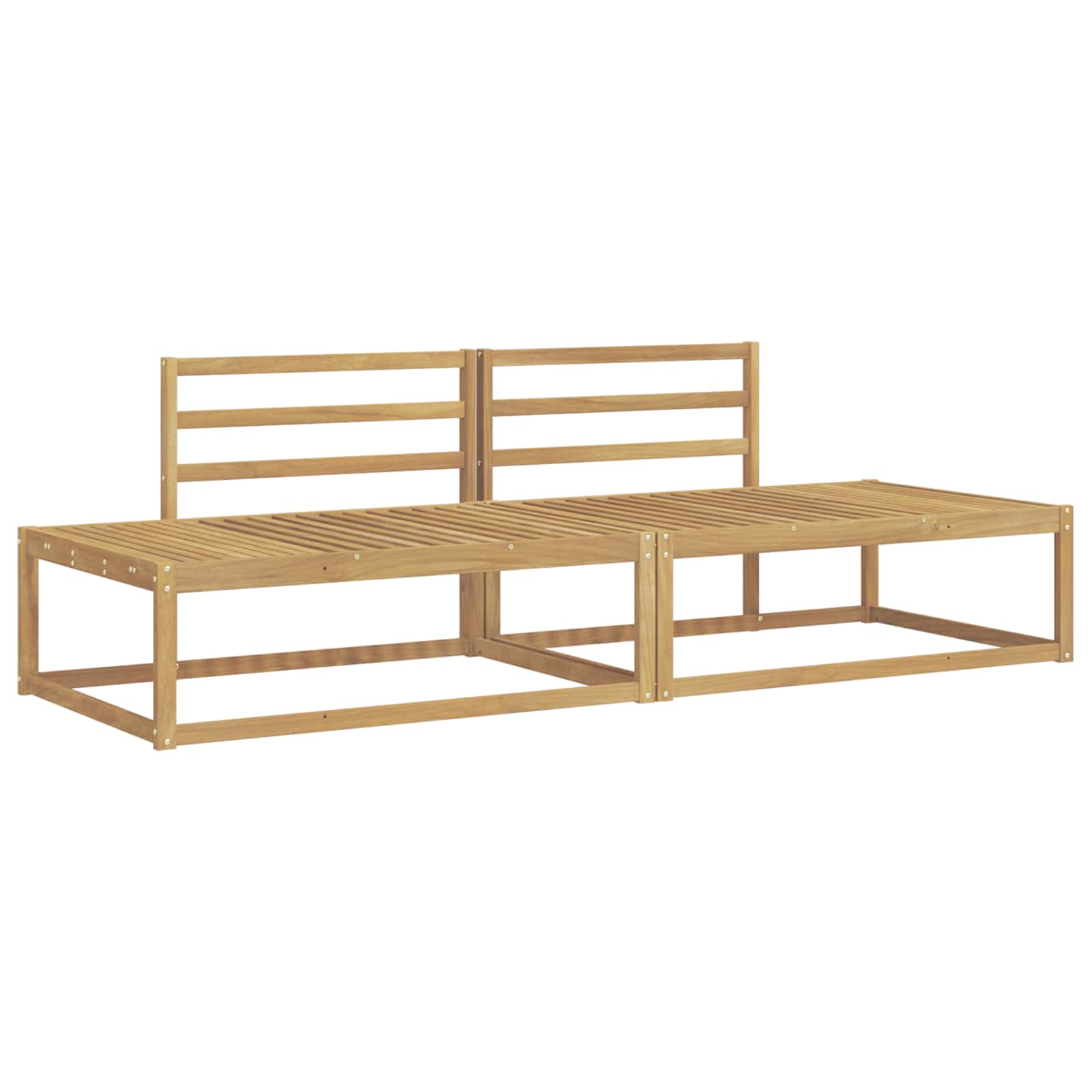 Σειρά Καναπέ Εξωτερικού Λευκό 230,5 x 83 x 73 εκ - Pakobazaar