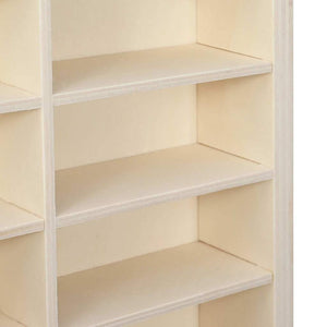 Κάθετο Εκθετήριο Τοίχου Επιτοίχιο Μπεζ 40 x 4,5 x 43 εκ. - Pakobazaar