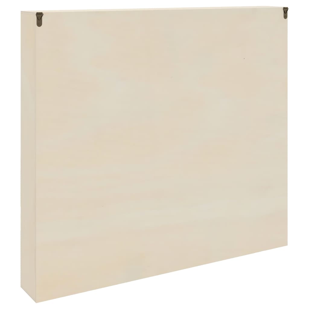 Κάθετο Εκθετήριο Τοίχου Μπεζ 60 x 8,5 x 54 εκ. Κόντρα πλακέ - Pakobazaar