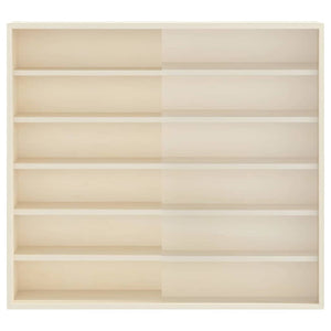 Κάθετο Εκθετήριο Τοίχου Μπεζ 60 x 8,5 x 54 εκ. Κόντρα πλακέ - Pakobazaar