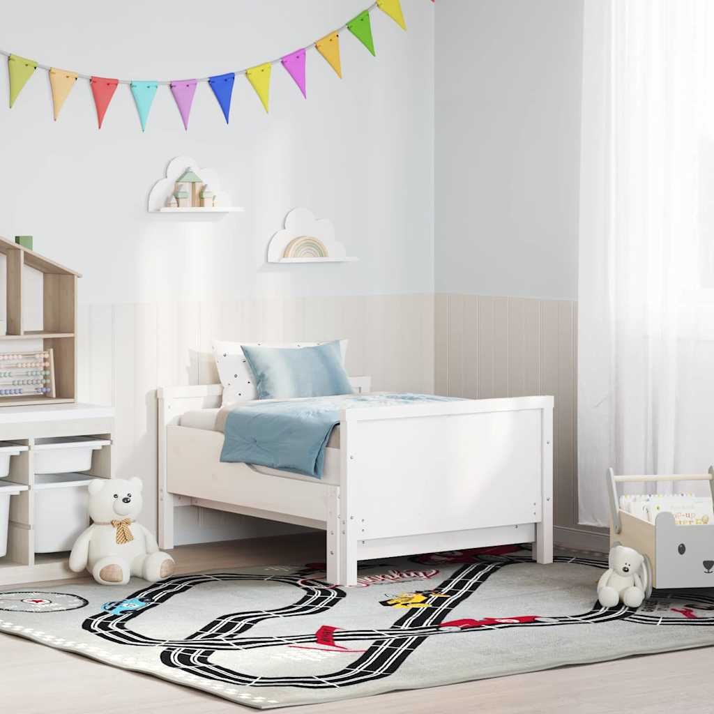 Σκελετός Κρεβατιού Λευκό 80 x 200 cm Επεξεργασμένο ξύλο