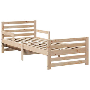 Σκελετός Κρεβατιού Καφέ 80 x 200 cm Επεξεργασμένο Ξύλο