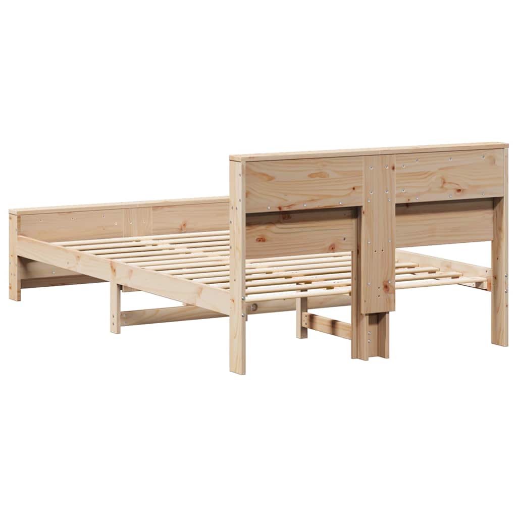 Σκελετός Κρεβατιού Καφέ 120 x 190 cm Επεξεργασμένο ξύλο