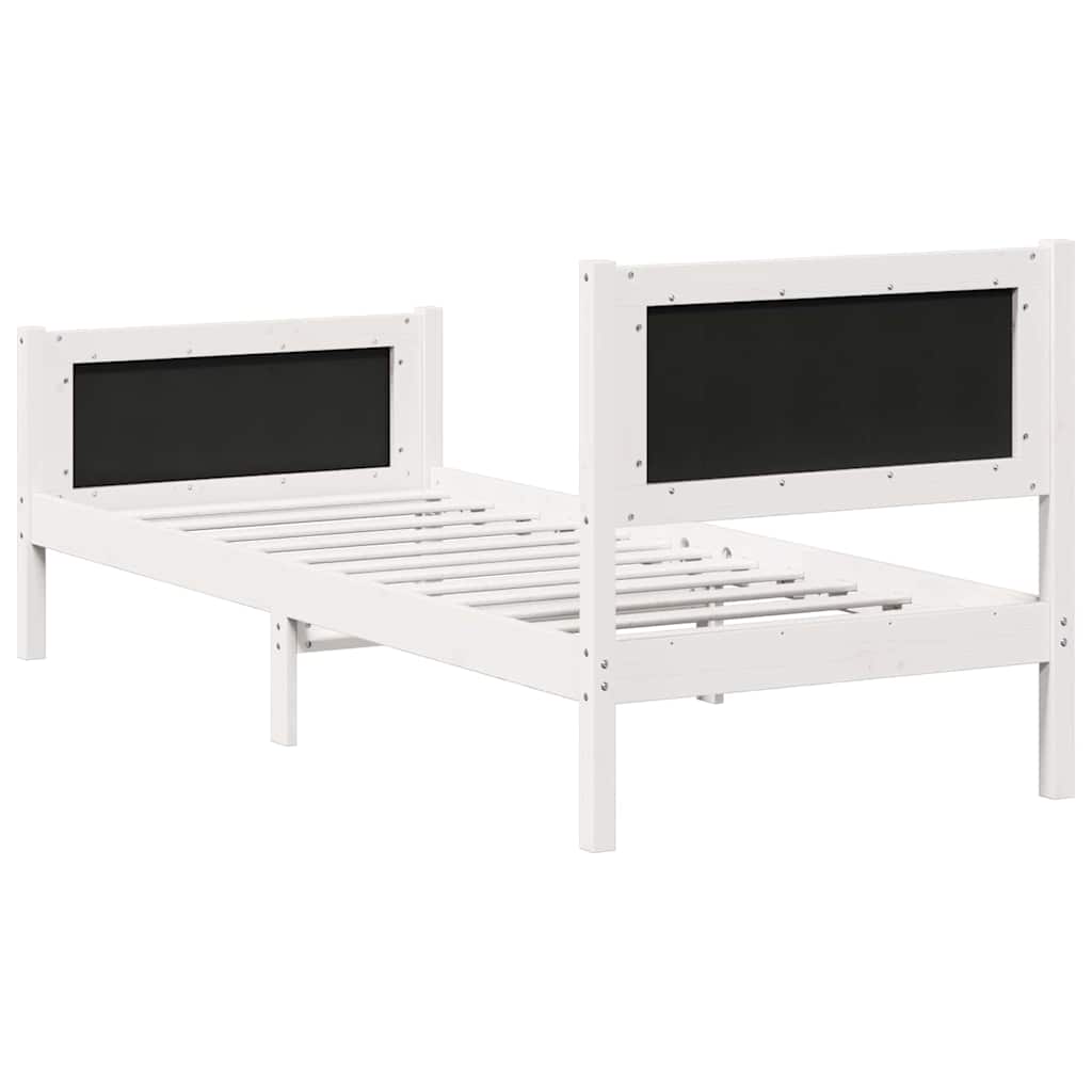 Σκελετός Κρεβατιού με κεφαλάρι Ανοιχτό γκρι 75 x 190 cm