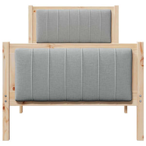 Σκελετός Κρεβατιού Καφέ και ανοιχτό γκρι 80 x 200 cm