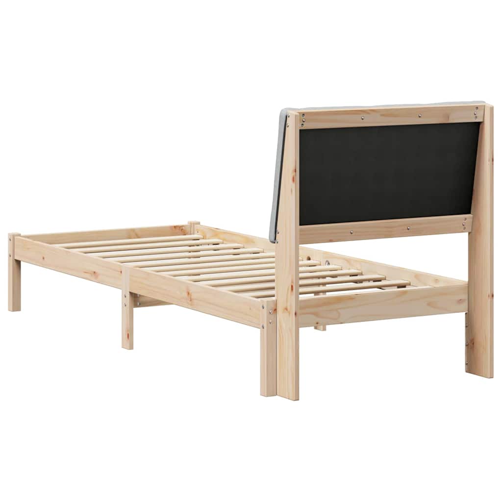 Σκελετός Κρεβατιού Καφέ και ανοιχτό γκρι 80 x 200 cm