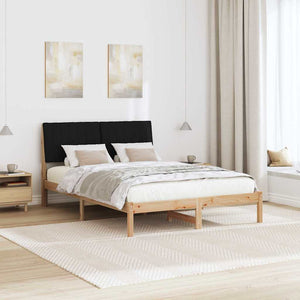 Σκελετός Κρεβατιού Καφέ 135 x 190 cm Στερεά ξυλεία πεύκου