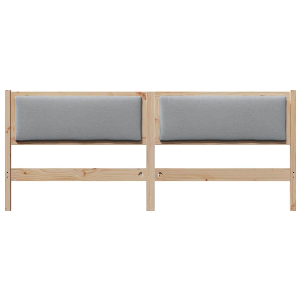 Κεφαλάρι Άλλο Καφέ 180 cm Μασίφ ξύλο πεύκου