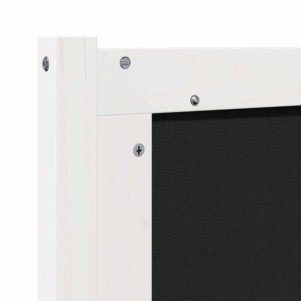 Κεφαλάρι Άλλο Λευκό και ανοιχτό γκρι 140 cm Μασίφ ξύλο πεύκου