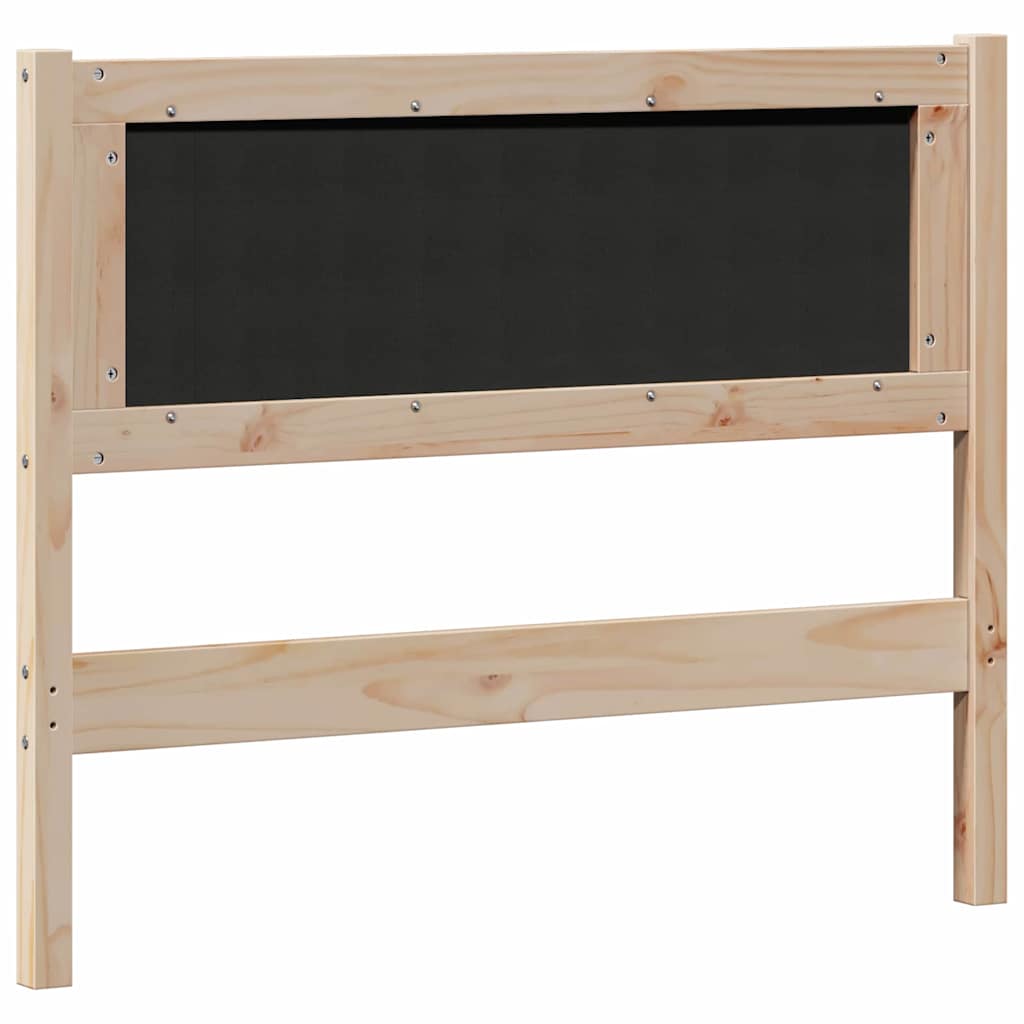 Κεφαλάρι Άλλο Καφέ και ανοιχτό γκρι 100 cm Μασίφ ξύλο πεύκου