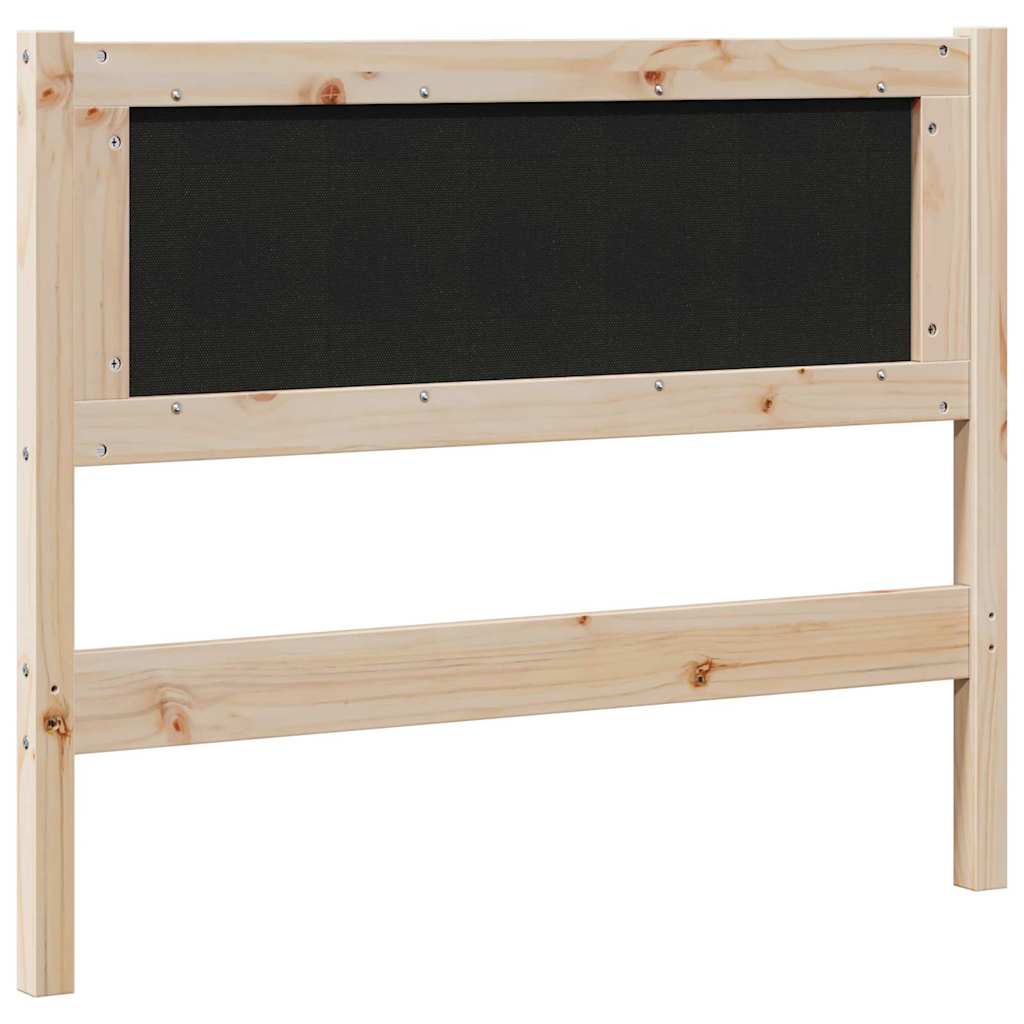 Ταπετσαρισμένο κεφαλάρι με κεφαλάρι Ανοιχτό γκρι 100 cm