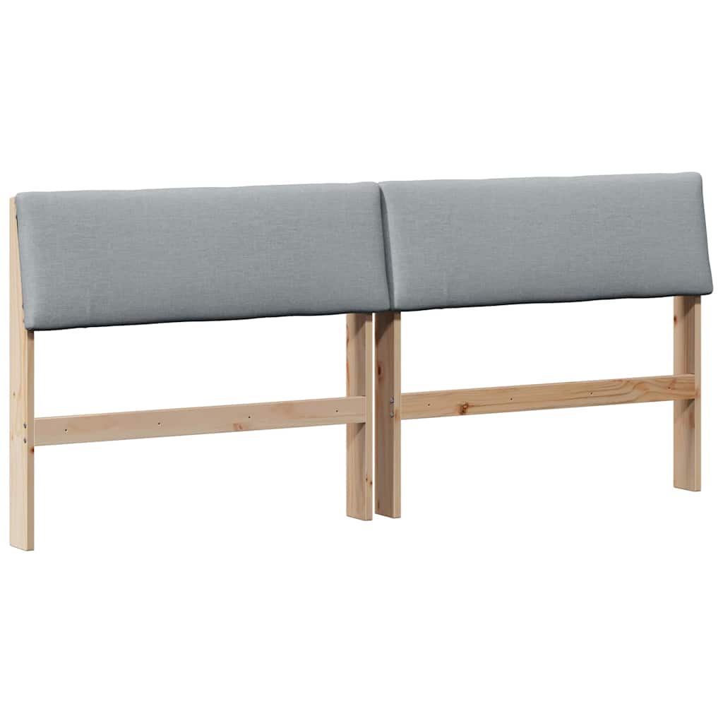 Ταπετσαρισμένο κεφαλάρι Ανοιχτό γκρι 180 cm