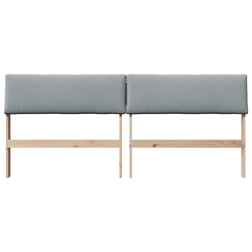 Ταπετσαρισμένο κεφαλάρι Ανοιχτό γκρι 180 cm